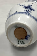 Royal Copenhagen Blaue geriffelte große Zuckerdose Nr. 2126