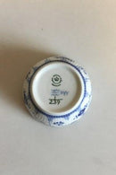 Royal Copenhagen Blaue kannelierte Zuckerdose ohne Deckel Nr. 239