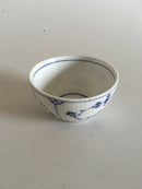 Royal Copenhagen Blaue kannelierte Zuckerdose Nr. 412