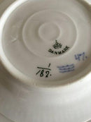 Royal Copenhagen Blauer kannelierter Teller Nr. 182