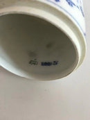 Royal Copenhagen Musselmalet Riflet Te Krukke med Låg No 2101