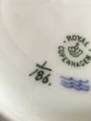 ロイヤルコペンハーゲン ブルーフルーテッドプレート No 186