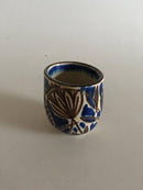 Royal Copenhagen Nils Thorsson Unika Stentøjsvase med fisk