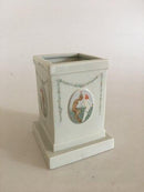 Royal Copenhagen Overglasur Sokkel Vase Med Motiver af Faune og Elverpiger Gerhard Henning