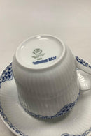 Royal Copenhagen Prinsesse Blå Høj Hankskop med underkop No 093