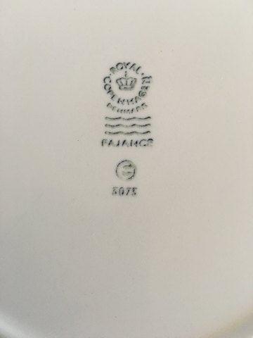 Royal Copenhagen Rødtop / Rødkant Dyb Tallerken No 3073