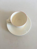 ロイヤルコペンハーゲン レッドトップ/レッドエッジコーヒーカップ＆ソーサー No 072