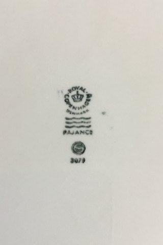 Royal Copenhagen Rødtop / Rødkant Ovalt fad No.3079