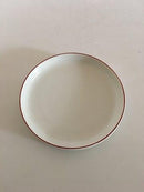 Royal Copenhagen Rotes Oberteil / Roter Rand Runde niedrige Schale Nr. 6201