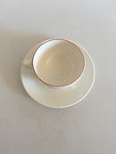 Royal Copenhagen Rødtop/Rødkant kaffekop No 3042/3043