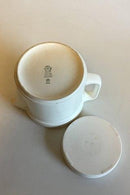 Royal Copenhagen Rødtop/Rødkant Thekande med låg No 3044