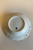 ロイヤルコペンハーゲン サクソンフラワーディーププレート（リム透かし彫り）高級モデル。