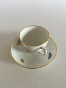 Royal Copenhagen Saxon Flower Kaffeetasse und Untertasse Nr. 1870