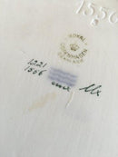 Royal Copenhagen Fuld Saksisk Blomst Ovalt Serveringsfad No 1556