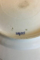 Royal Copenhagen Fuld Saksisk Blomst Stort rundt fad