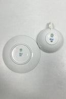 Royal Copenhagen Salto Weiß Teetasse und Untertasse