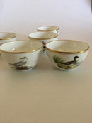 Royal Copenhagen Skylleskåle med fugle motiver fra 1870-1880