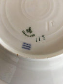 Royal Copenhagen Stel No 118 Frokosttallerken Påfugl med Guldkant