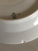 Royal Copenhagen No 118 Round Serving Tray w. Golden Peacock Feather Ornament