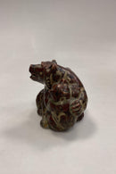 Royal Copenhagen Stentøjsfigur af Bjørn med Unge No. 20193