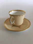 Royal Copenhagen Tidlig Kop og Underkop med Thorvaldsen motiv fra 1860-1880