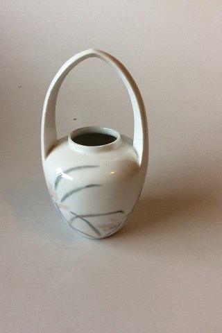 Royal Copenhagen tidlig unika vase af Oluf Jensen fra Marts 1891 no. 2541