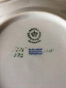 Royal Copenhagen Tradition Hvid Halvblonde m. Guld Kaviarskål / Smørskål No 502