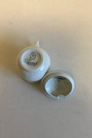 Royal Copenhagen Tradition White Half Lace w. Gold Mustard Cup No 744