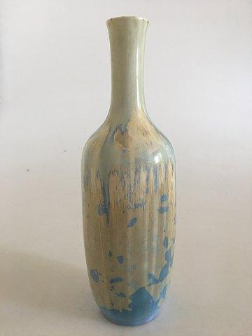 Royal Copenhagen Unika Vase i Krystal Glasur af Valdemar Engelhardt