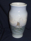 ロイヤルコペンハーゲン ウニカ 船文花瓶 テオドール・キョルナー作 1945年製