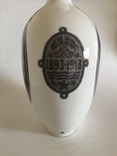 Royal Copenhagen Unika Vase med Skibsmotiv af Christian Benjamin Olsen