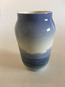 Royal Copenhagen Vase Nr. 2842/3604 mit Schiffsmotiv