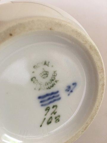 Royal Copenhagen Vase No 92/108 Motiv med Hvid Bonderose