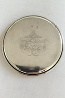 Set of 3 Glas coasters in Silver