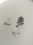 Sjælden Bing & Grøndahl Måge med Guld Fiske Middagstallerken No 25 Torsk