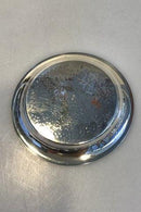 Sølv Fad/Skål Mellemøsten "Kors motiv" flaskebakke