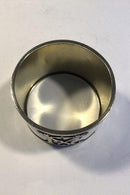 Sølv Servietring indvendigt forgyldt