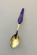 Sorenco Christmas Spoon 1965 made of gilded sterling silver with enamel. Measures 16,5 cm (6 ½")