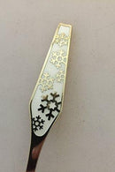 Sorenco Christmas Spoon 1967 made of gilded sterling silver with enamel. Measures 16,5 cm (6 ½")