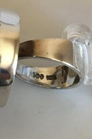 Sterling Sølv ring med lyserød sten MPC fra M.P. Christoffersen - Nykøbing F 1971 - 2008