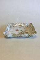 Stort gennembrudt tysk porcelænsfad