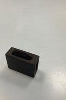 Tændstikæske i træ med sølvindlæg af kortkulør