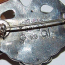 Early 1904-1908 Georg Jensen Silver Brooch No 29