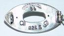 Tidlig 1904-1908 Georg Jensen sølv Broche No 34