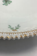Early Royal Copenhagen Flora Danica Flora Danica Perlestel dish with Flowers from 1780-1790