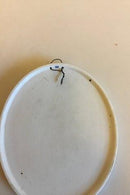 Drei Royal Copenhagen. Ovale Porzellanwaagen mit typografischen Motiven aus den Jahren 1870-1880 von Emil Cordius Heinrich Orth