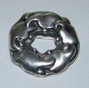 WIR KAUFEN LIKELY Thorvald Bindesbøll Brosche, hergestellt bei P. Hertz