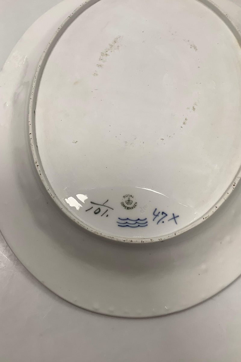 Royal Copenhagen Musselmalet Riflet Fad No 101