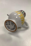 Bjørn Wiinblad Studio Vase med låg i form af Kvindehoved No K14 fra 1969