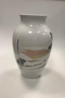 Royal Copenhagen Unika Vase af Andy Li Vase. Signeret October 1985.